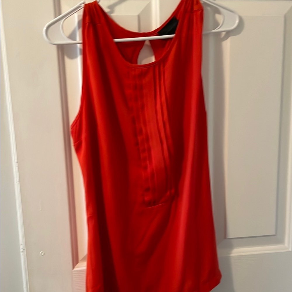 Orange Sleeveless Top